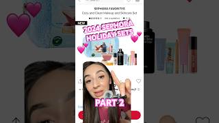 Part 4 Sephora Holiday kits REVEALED 😱👀 sephora shopping beauty makeup skincare [upl. by Irving]