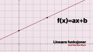 Lineære funksjoner [upl. by Acirne]