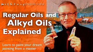 Know The Difference Alkyd Vs Regular Oil Paint [upl. by Andris]