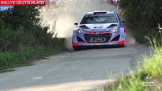 Rally Deutschland Day One  Hyundai Motorsport 2015 [upl. by Jonathon]