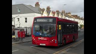 Repaint E200 Stagecoach Selkent 36025 36325 LX58CCJ on W11 Taking Left Turn at Blackhorse Road Stn [upl. by Iraam]