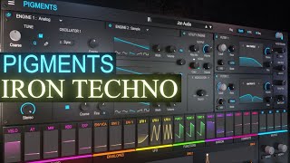 Arturia Pigments 4 Iron Techno Arpeggio Sound Design Tutorial [upl. by Harehs]