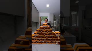 33 Big Macs Eating Challenge foodchallenge [upl. by Llewop]