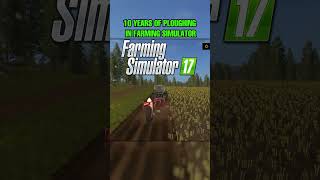 10 Years of Ploughing In Farming Simulator farmingsimulator [upl. by Norod763]