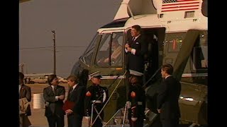 President Reagans Arrival at El Centro NAS and Mexicali Mexico on January 3 1986 [upl. by Eceeryt]