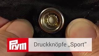 Sport amp Camping Druckknöpfe von Prym  Nähfreie Druckknöpfe aus Messing [upl. by Idarb]