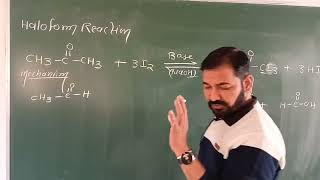 BSc Second Year Reaction and Mechanism of Iodoform reaction [upl. by Sosthina]