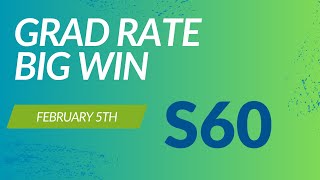 Super 60 Seconds Feb 5th  Grad Rate Big Win [upl. by Keary]