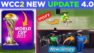 🔥WCC2 NEW UPDATE  Free World Cup 2023 mode  Full Review [upl. by Chrissa]