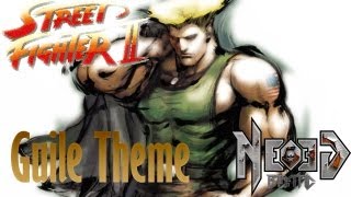 STREET FIGHTER 2  Guile theme metal guitar cover  Neogeofanatic [upl. by Naitsabas]