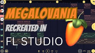 Megalovania recreated in FL Studio Mobile [upl. by Eyla114]