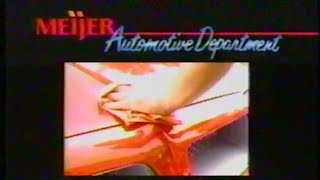 1988 Meijer Automotive Department TV Commercial  For Car Care Enthusiasts [upl. by Limay]