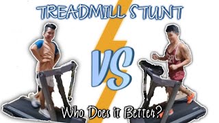 OVICX i1 TREADMILL STUNT SHOWDOWN  WHO DOES IT BETTER [upl. by Relyk]