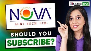 Nova AgriTech IPO  APPLY or NOT  Nova AgriTech IPO Review amp IPO Details [upl. by Annabelle865]