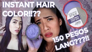 PENSHOPPE COLORED HAIR WAX REVIEW  DEMO [upl. by Eivol994]