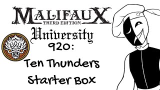 Malifaux U920  Ten Thunders Starter Box [upl. by Gerhardine359]