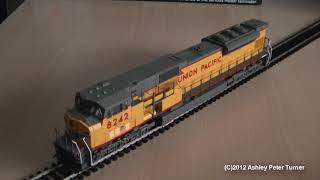 Kato 376362 EMD SD9043MAC Diesel Locomotive Union Pacific Review HO Scale HD [upl. by Feldman]