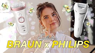 Hair REMOVAL Braun vs Philips epilator  review [upl. by Star]