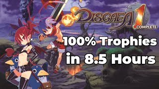 Disgaea 1 Complete  100 Trophies in 85 Hours 83244 [upl. by Collum]