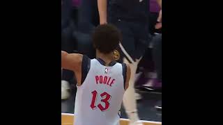 12824 Jordan Pooles New 3 PT Celly nba nbahighlights nbavideos shorts basketball espn [upl. by Akim]