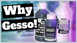 Make Your Paints Instantly Better Use GESSO Correctly [upl. by Eedeed]