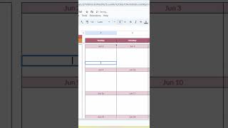 REAL How to make an Dynamic Calendar on google sheetsrealmadrid googlesheets study shorts [upl. by Belayneh734]