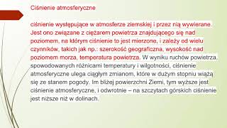 Ciśnienie Ciśnienie hydrostatyczne i atmosferyczne [upl. by Aneed313]