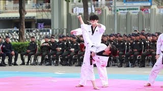 Kukkiwon Taekwondo Demonstration2017 GRKPP [upl. by Adirehs]