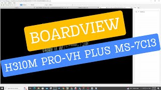 Boardview  Schematics  Schematic digram  H310M PROVH PLUS MS7C13 free dowload [upl. by Ynnav950]