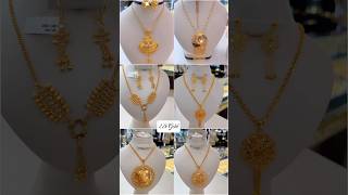 Showcase the latest Gold Chain pendant set gold trending shortvideo [upl. by Schumer]