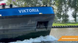 MTS Tanker Victoria op het Amsterdam Rijnkanaal  Binnenvaart [upl. by Otreblasiul585]