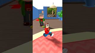 Max vs TEAM GRANDPA ESCAPE TEAMWORK OBBY roblox shortsviral memes [upl. by Giorgio]