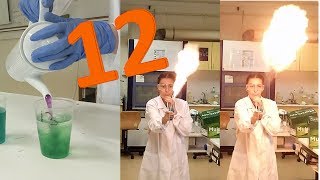 12 Captivating Chemistry Experiments performed by Senior Highschool Students [upl. by Ecela]