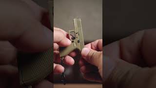 Interesting Glock Gun KeyChain Miniature with tactical features [upl. by Lait]