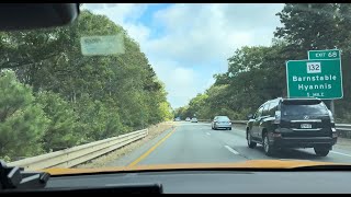 Driving to Provincetown MA from NYC on a road trip by car [upl. by English]