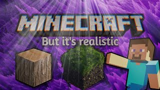 Minecraft but its realistic [upl. by Arebma]