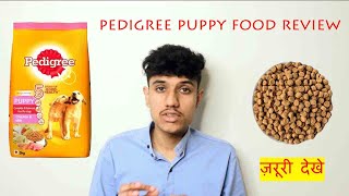 pedigree puppy dog food  results  review  chicken amp milk in hindi  pedigree [upl. by Blen]