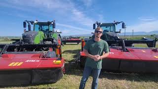 Overview of the MacDon R113 FR and R116 FR front mount Disc Header macdon fendt bigtractorpower [upl. by Eelarol]