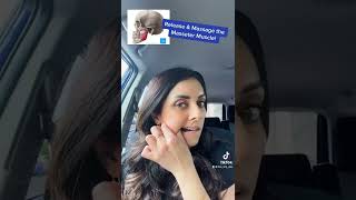 Massage Your Masseters  Priya Mistry DDS the TMJ doc masseters massetermassage tmd [upl. by Inad]