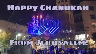 Lighting The Menorah In Jerusalem [upl. by Eisteb]