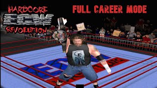 ECW Hardcore Revolution  Raven  Full Career Mode PS1 [upl. by Vanden371]