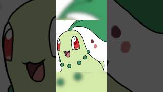 Drawing CHIKORITA GEN 2 Grass Starter shorts [upl. by Zadoc444]