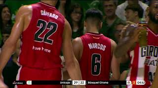 【西甲籃常規賽🇪🇸🏀精華片段】20240929 烏尼卡查 9074 傑羅納  Unicaja 9074 Bàsquet Girona [upl. by Brag]