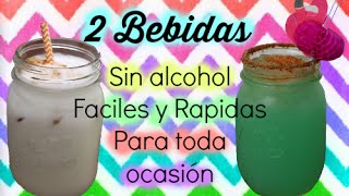 2 BEBIDAS SIN ALCOHOL FACILES Y RAPIDAS Ale Pro Makeup96 [upl. by Dnalram]