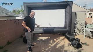 Inflatable Projector Screen [upl. by Ileana46]