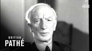 Sir William Beveridge Talks To Pathe Gazette 1942 [upl. by Siberson]