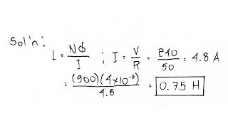 The field winding of a DC generator is wound with 900 turns and has a resistance of 50 ohms [upl. by Abrahan177]