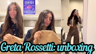 GRETA ROSSETTI unboxing di capi di abbigliamento easy chic ❤️ [upl. by Erik]