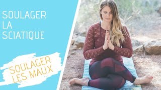 5 minutes pour soulager la sciatique Yoga thérapie  tous niveaux [upl. by Philis480]