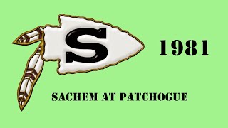 Sachem Football at PatchogueMedford  1981 [upl. by Naired]